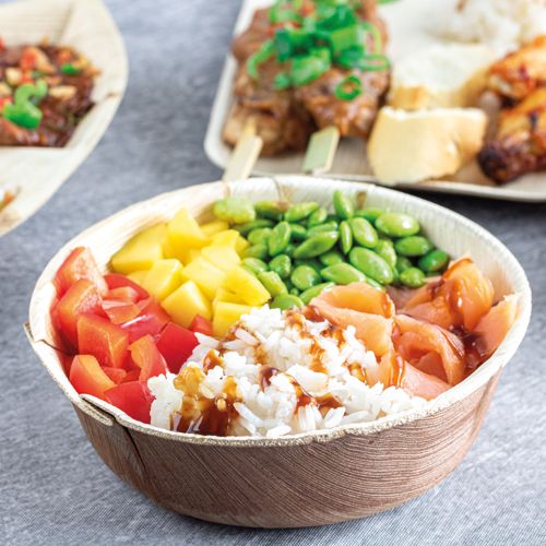 Palmblad Kom 650ml diameter 16cm (25st/pak)