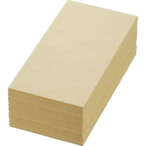 Napkins Bio Airlaid Dunisoft (DSF) 40x40cm Cream 1/8-fold (60stuks/pak)