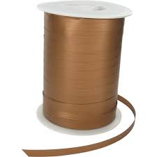 Krullint paper-look Brons 7,5mm x 250mtr (per spoel)