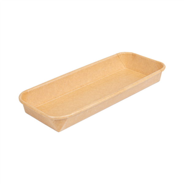 Containers for Sushi 22,1x9,1x2,4cm Natural Kraft (50st/pak)