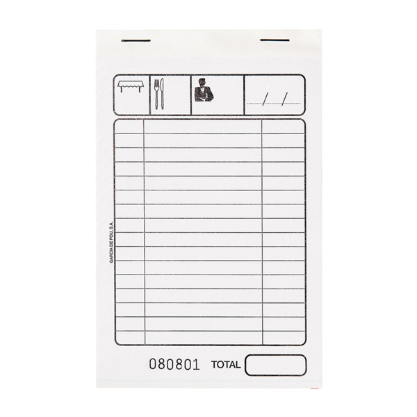 Bonnenboekje - Invoices 50x2 sheets 10x15cm White Self-Copying ..10 booklets/pack