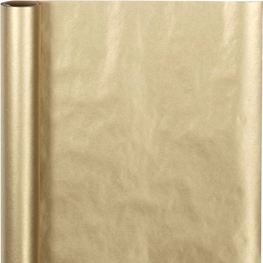 [340126] kadopapier Goud 50cmx200mtr (per rol)