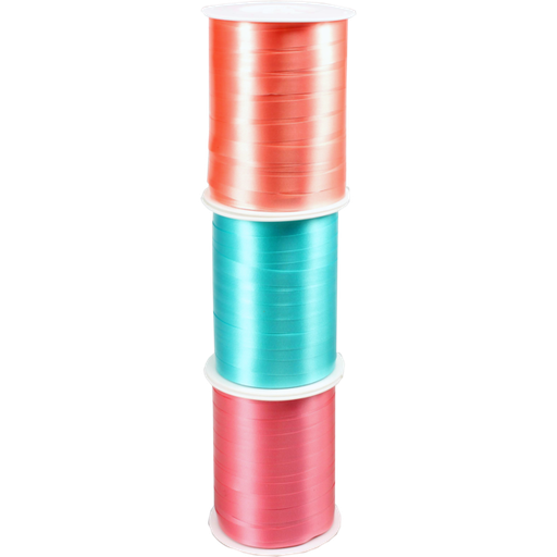 [711320] Krullint Lovly 10mm x 250mtr roze/zeegroen (3 rollen/pak)