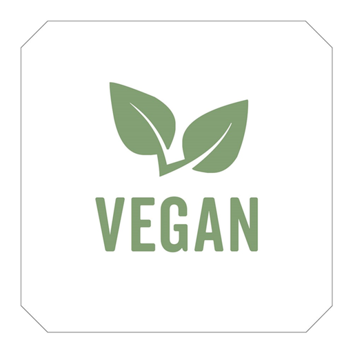 [265.40] Labels "Vegan" 2,5x2,5cm White (1000st)