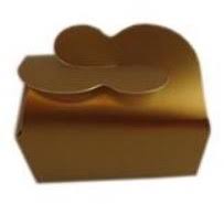 [485312] Vlinder Ballotin Goud 2-bonbon (50st/pak)