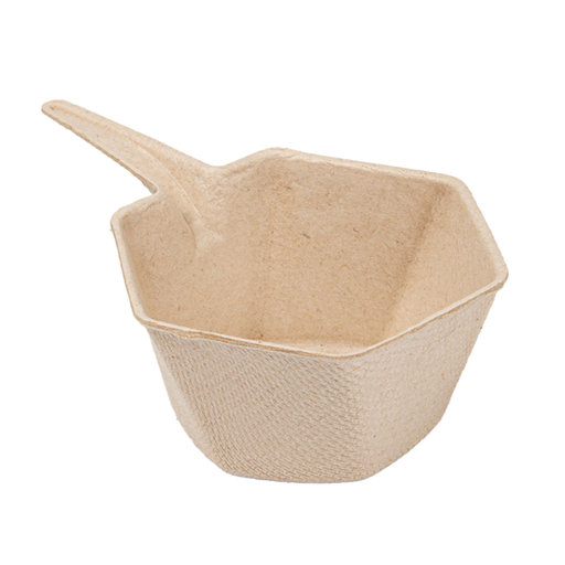 [265.99] Hexagon containers Bagasse 5,5x3cm (100st/pak)