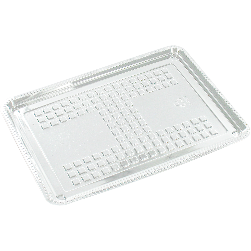 Vleesschaal Hard PS Transparant 12,5x18cm (3000st/ds)