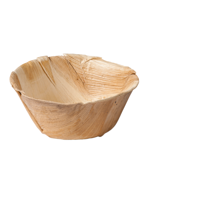 Biodore Palm leaf kom/schaaltje rond 500ml / 14cm (25st/pak)