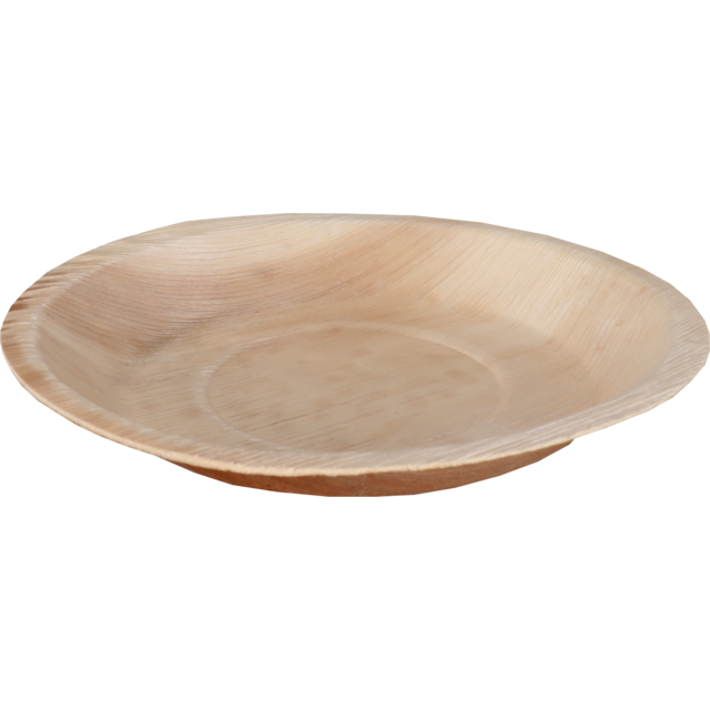 Biodore palmblad bord rond 24cm (25st/pak)