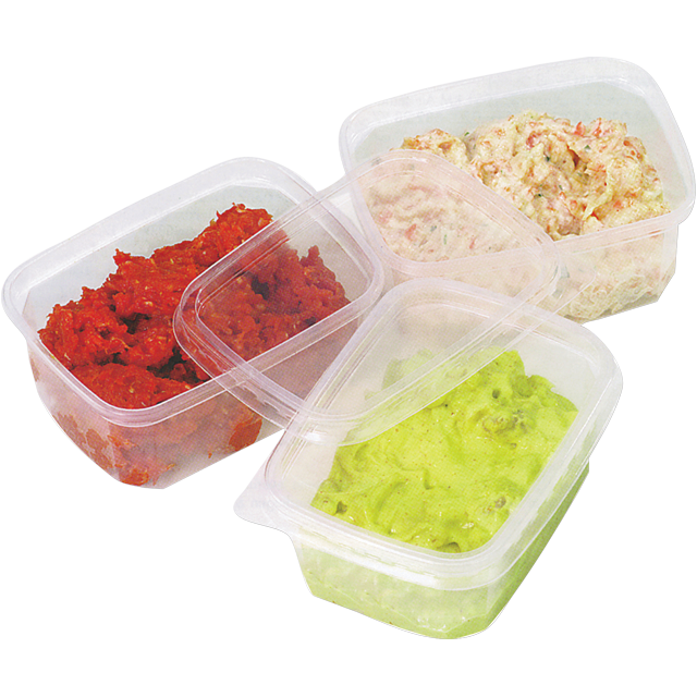 PP Bakje Transparant 108x82x45mm 250ml (1000st/doos) Bijbehorende deksel is item-nummer 444060