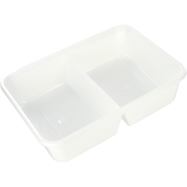 PP Spuitgiet 2x325cc Zwart 2-vaks kilo bakje (500st/ds)