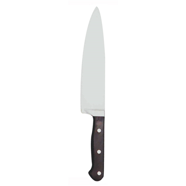 Kitchen knife ideal ABS Handle 20cm Silver Stainless Steel (per stuk)