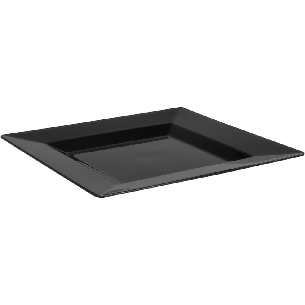 Bord vierkant Small Zwart 165mm (20st/pak)