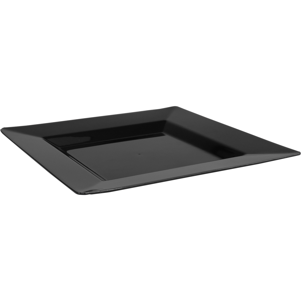 Bord Vierkant Large Zwart 240mm (20st/pak)