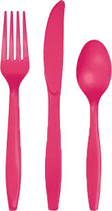 Vork / Fork 180mm Fuchsia (20st/krimp)