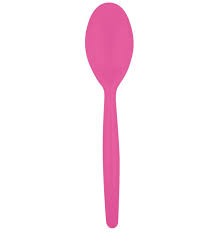 Lepel / Spoon 185mm Fuchsia (20st/krimp)