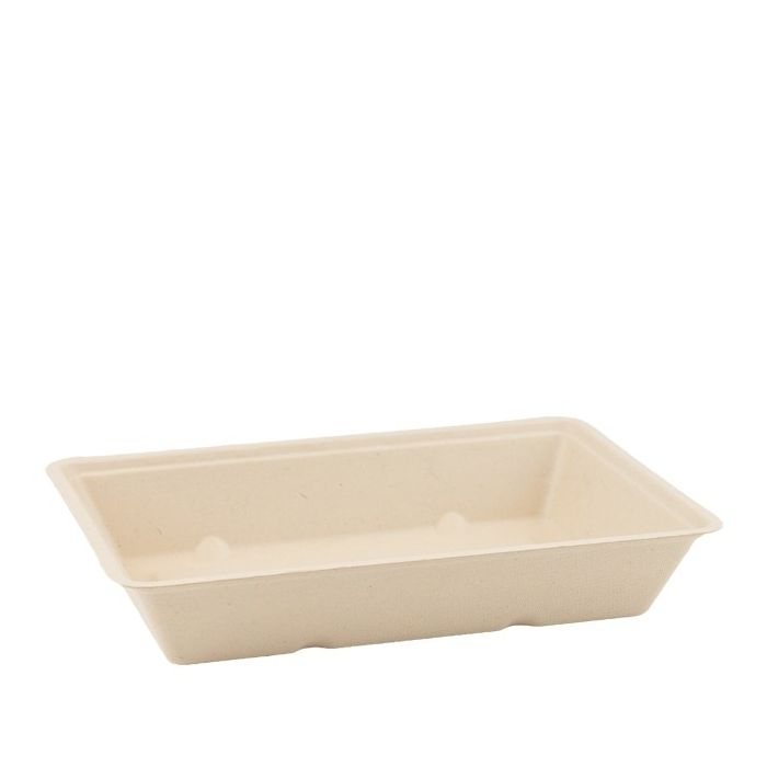 Suikerriet/Bagasse Snackbakje A50 (50st/pak)