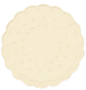 Coasters 9-ply 7,5cm  Buttermilk / Champagne (Rond) 750st/ds