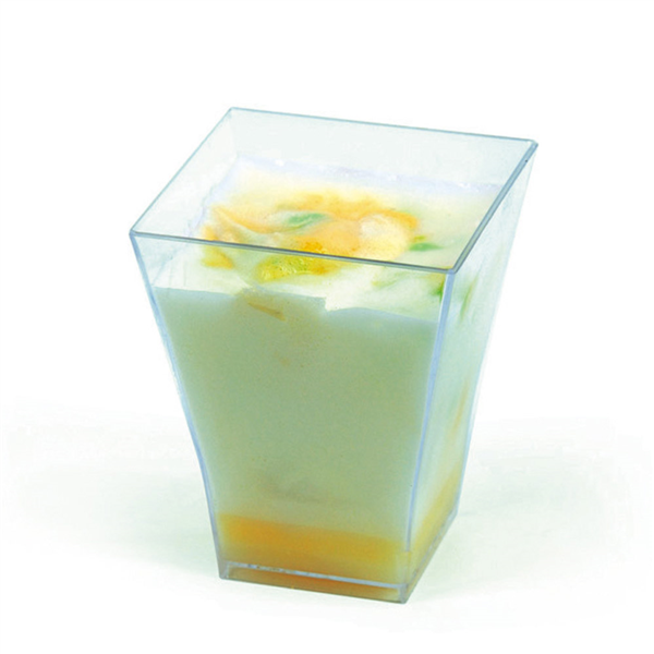 Amuse cupje vierkant (4,5x4,5x5,5cm) Sea Green PS (24st/pak)