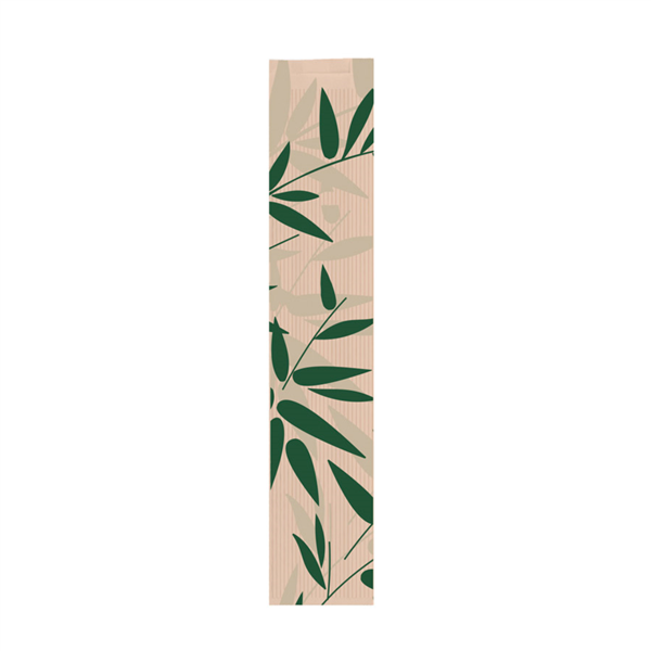 Bread/Baguette Bags "Feel Green" 9+3,5x35cm (250st/pak)