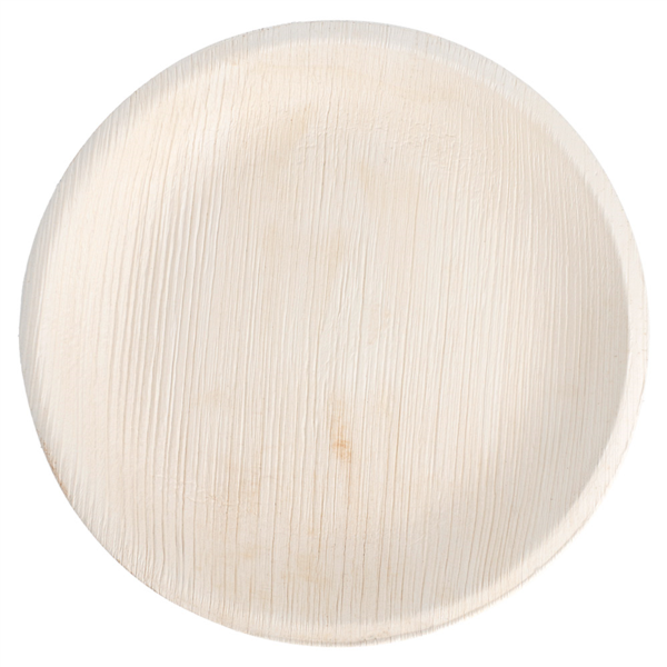 Bordje / plate Palm Leaf Rond 250mm  (25pcs/cs)