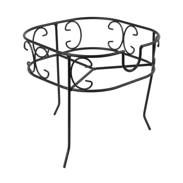 Standaard voor item 215.57 (21x21x19cm) Black Metal (per stuk)