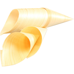 Houten cone 120x85mm 100st/pak