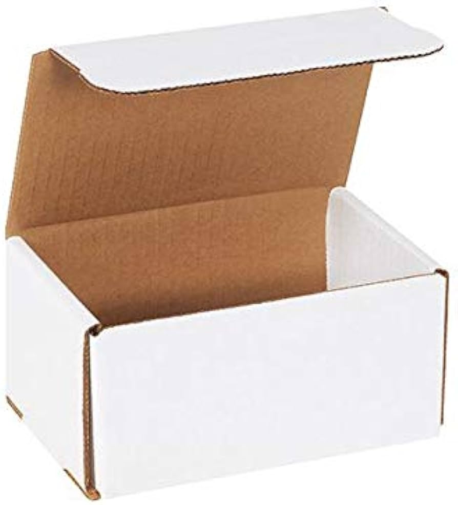 Carton Crushproof 6x4x3" White, die cut #643
