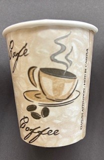 Hot Cup Vending Euro canada / Latte Cappuchino Euro Cafe Design 7 oz 100st/pk..