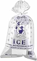 LDPE zakken Fresh, Pure  Hielo  4,6 kg Ice Bag 10 lbs  1000/cs