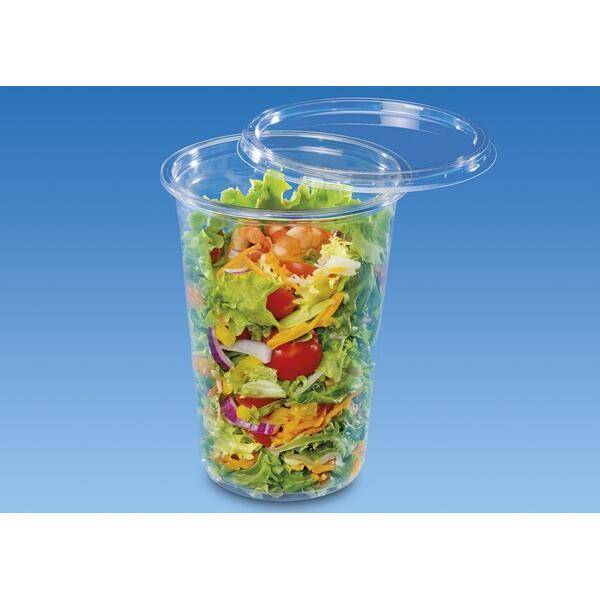 Ronde Clear Cups PP 1000ml Tusipack (50st/pak) - Use with Lid #W2/017C