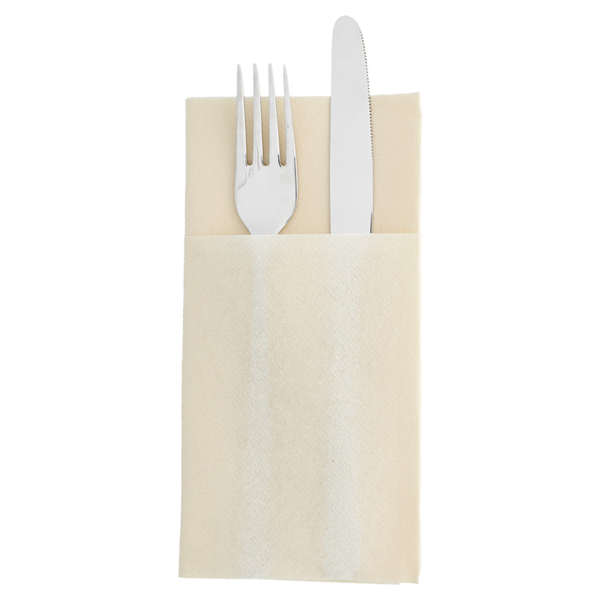 Napkins Kangaroo 55GSM 40x40cm Ivory Airlaid (50st/pak)