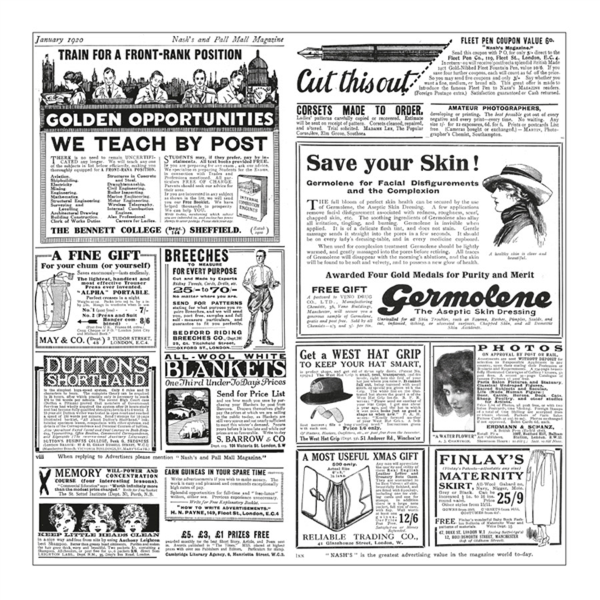 Greaseproof Wrapping Paper "Newspaper/Krant" Times 31x31cm 30gsm (1000st/pak)