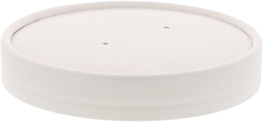 8/12/16oz Paper Vented FC Lid for food container (500pcs/case)