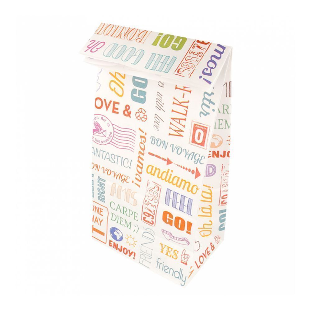 SOS Bags without handles "Parole" 70gsm 15+10x32cm 8lbs (1000st/doos)