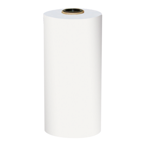 Wrapping kraft paper on roll WHITE  / 35g/m2 / 31cm breed / 5kg (Per rol)