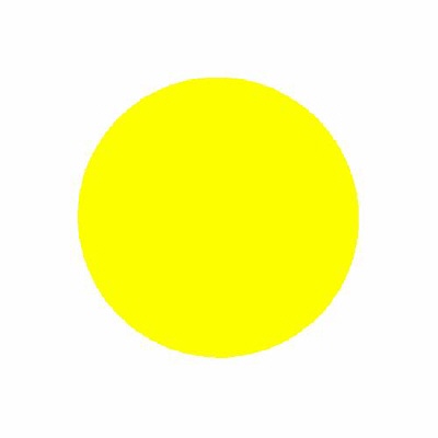 Zelfklevende papieren etiketten 100 st Flourgeel Rond 20 mm