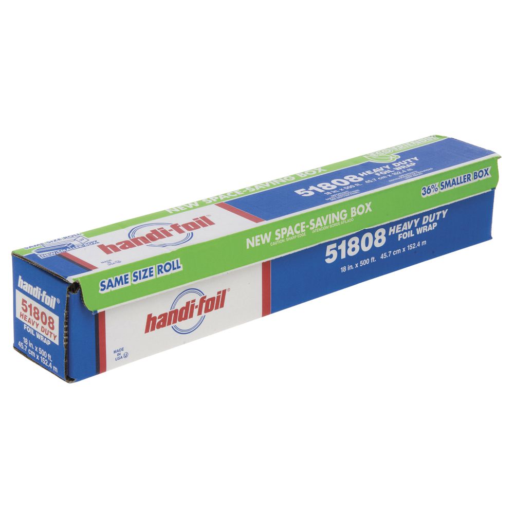 Standard rol Alu Foil wrap 18"x500' "Handy-foil/Sterling-foil"