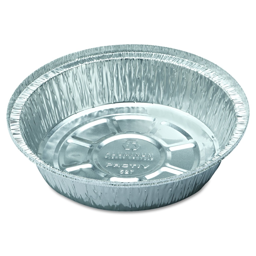 7" Round Pan Alu Foil / Hemmed Edge 2047 (250pcs/case)