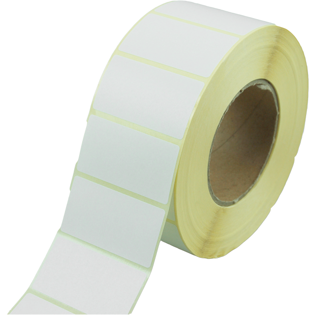 Zelfklevend etiket perm. op rol 65x35mm (rol a 2500 stuks)