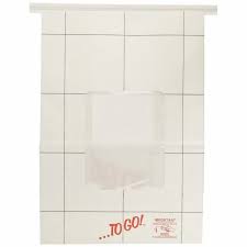 Fog Free "To Go" Bag Window Bag Chicken White 8.25x5.2x8.7" 250st/ds