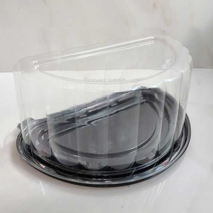 1/2 of 7"/8" Cake dome, EZ open-dome w/base 100pc/cs