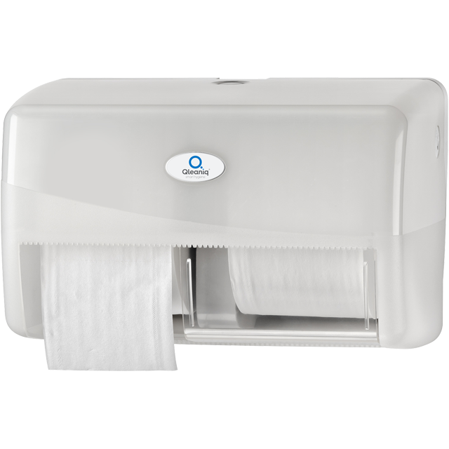 Qleaniq Toiletpapier 2-laags Basic (48rol/pak) Geschikt voor dispenser 509294