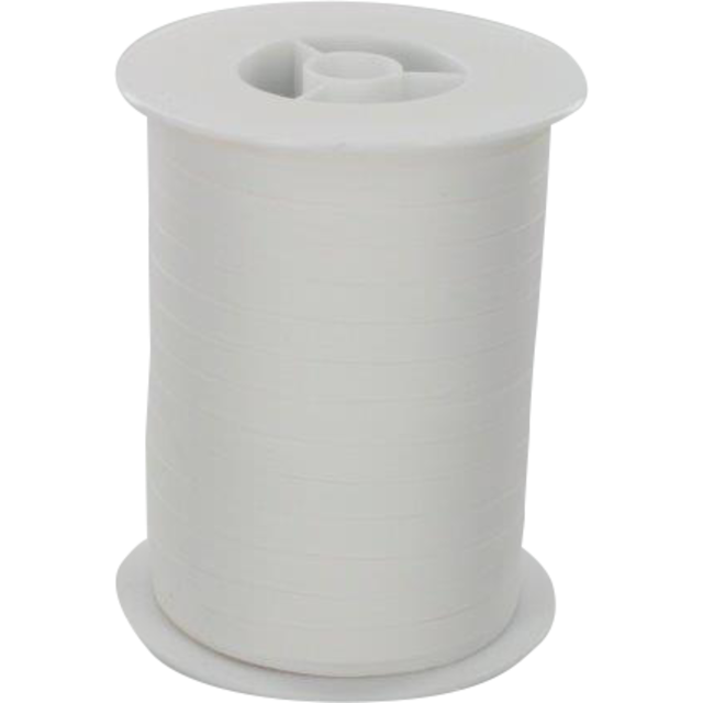 Krullint Paperlook Wit 7mm x 250mtr (per spoel)