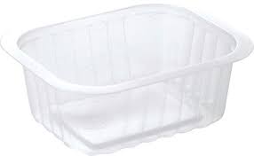 Tray DF m/c 1-comp. S.Dish PP 138x114x53mm  300pcs/cs