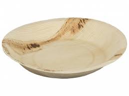 Palmblad bord / Plate 18cm dia (25st/pak)