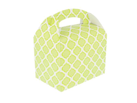 Gable Box "Green" 17x16x10cm Kraft (50pcs/pc)