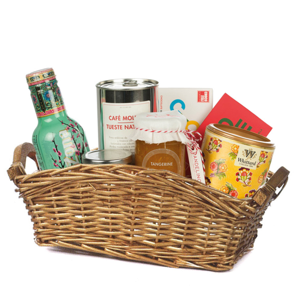 Basket brown 42x25x16,5cm (per stuk)