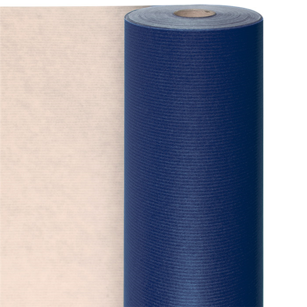 Gift Wrap / Kadopapier Blauw Kraft 70cm x 100m (60gr) per rol
