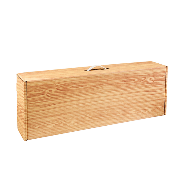 Ham Boxes 64,5x39,5x11cm Wood Cardboard (per stuk)